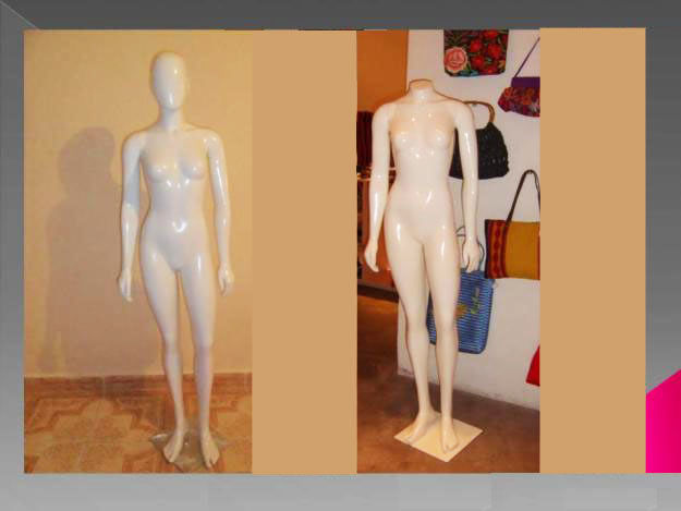 DAMA MODELO ESPAÑOL CON CABEZA Y SIN CABEZA